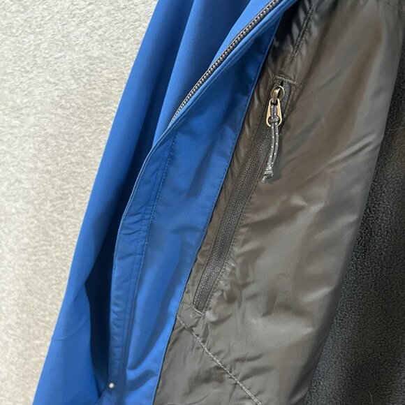 Eddie Bauer Weather Edge Plus Stretch Jacket Men's Small Blue Softshell - Picture 13 of 16